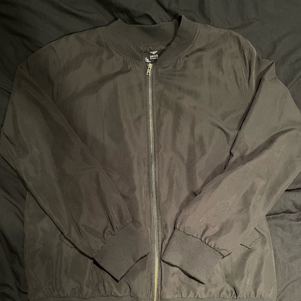 Women’s Black Bomber Jacket
